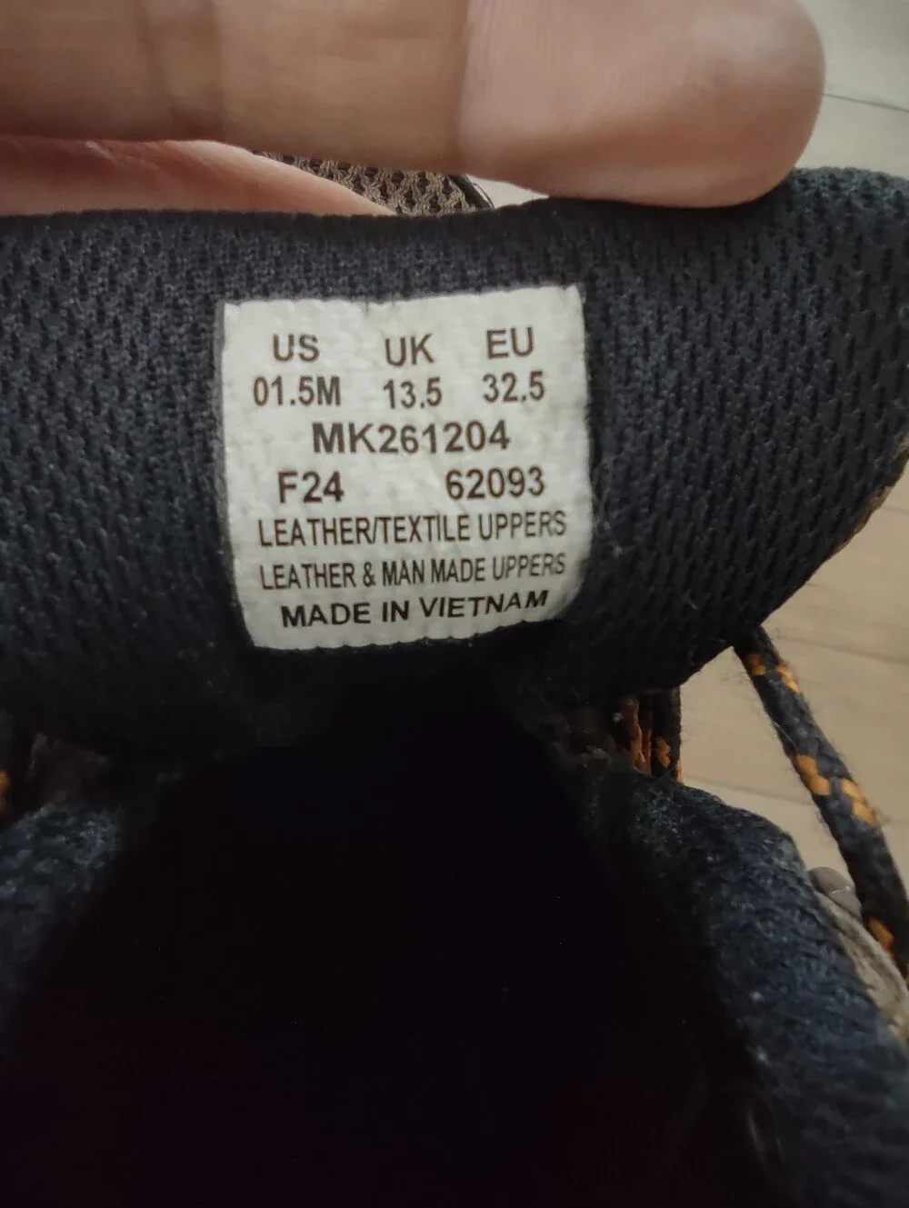 Merrell Moab Boys Mid-Ankle Waterproof Hiking Boots Size 1.5 MK261204